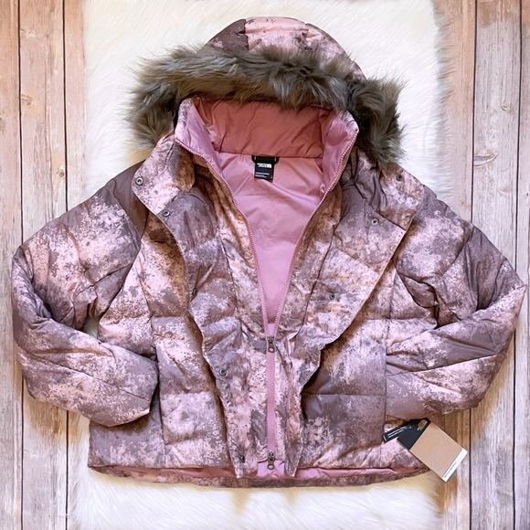 The North Face Women’s Printed Dealio Down Crop Jacket - Picture 4 of 9